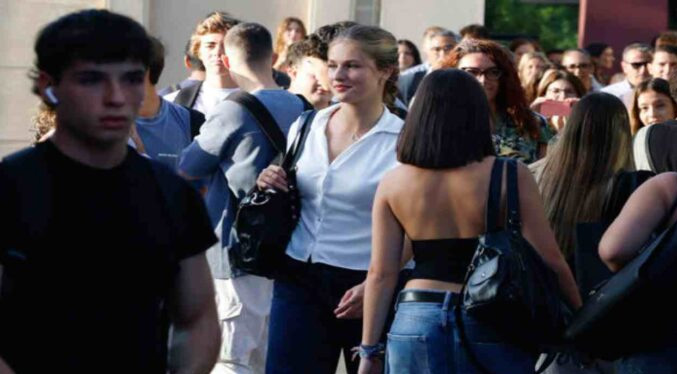 La princesa española Leonor comienza «con muchas ganas» su etapa universitaria