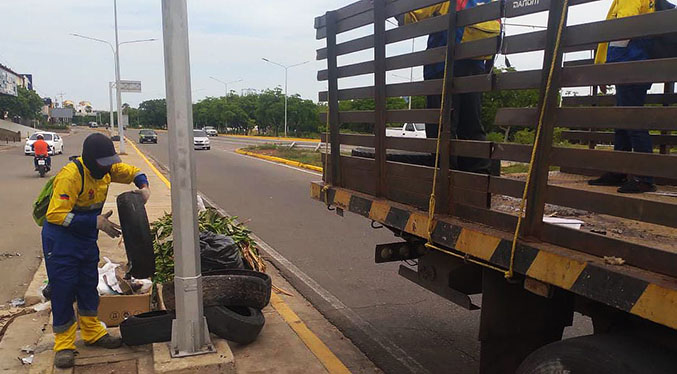 Alcaldía de Maracaibo cumple con recolección de cauchos acorde a la Ordenanza Ambiental