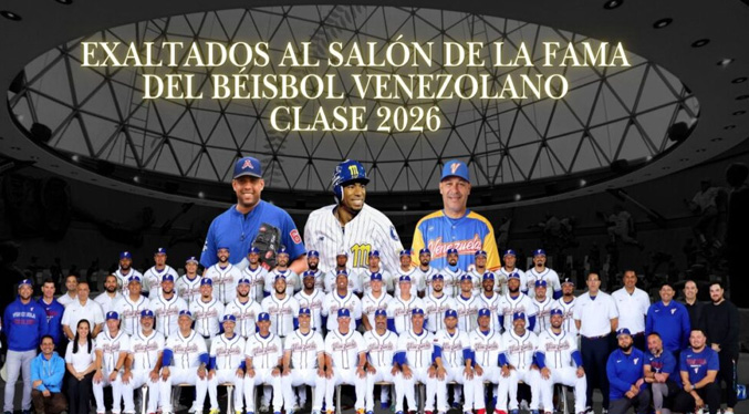 Campeones del Clásico Mundial entre los nuevos inmortales del Salón de la Fama del Béisbol Venezolano