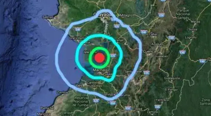 Registran dos sismos de 3,2 y 3,7 en la costa y los andes de Ecuador