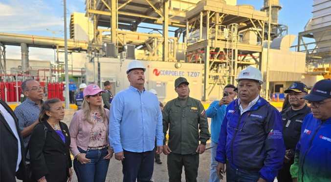 Gobernación presenta avances de inversión en Termozulia para la estabilidad del sistema eléctrico
