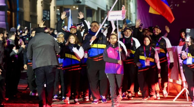 Delegación venezolana presente en la inauguración de los XIII Juegos Suramericanos Santa Fe 2026