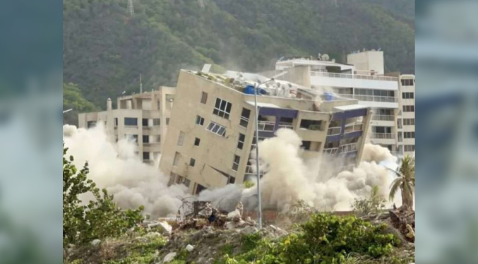 Anuncian demolición de 39 edificios en La Guaira