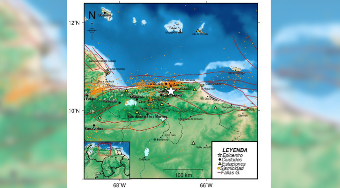 Sismo de magnitud 2,6 se registra este 13-Sep al sureste de Caracas
