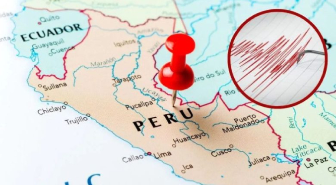 Tres sismos de magnitud 4 y 5 sacuden la región Amazonas, en el norte de Perú