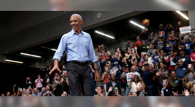 Obama acusa a Trump de «caos y crueldad» en mítines por los demócratas