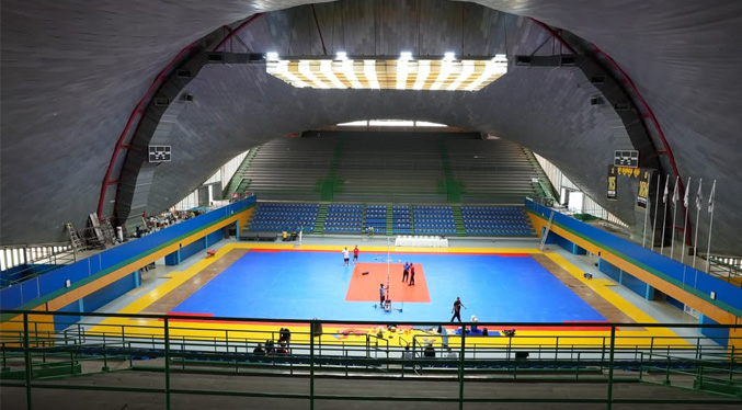 El ‘Belisario Aponte’, listo para el Sudamericano Femenino de Voleibol