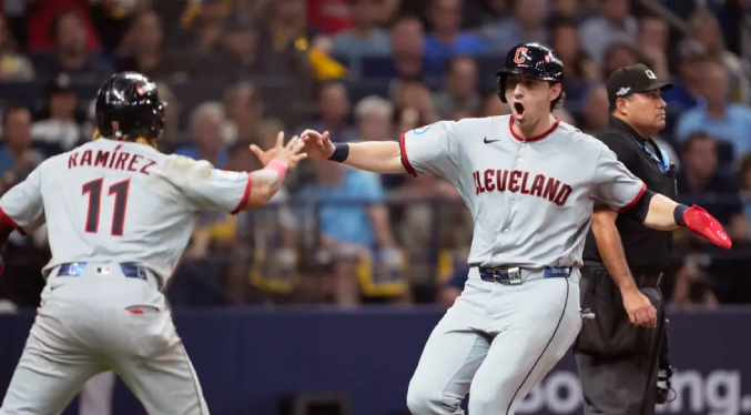 Guardianes ganan el primero de la Serie de Campeonato de la Liga Americana 7-3 a Rays