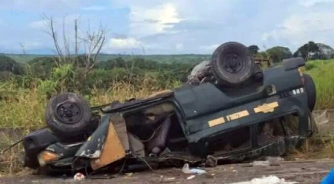 Un GNB fallece y otros 9 quedaron heridos en accidente de tránsito en Monagas