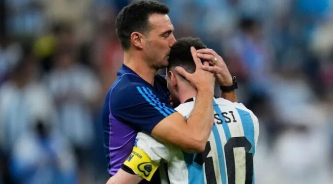Scaloni: «Nunca pensé que iba a ser entrenador del mejor futbolista de la historia»