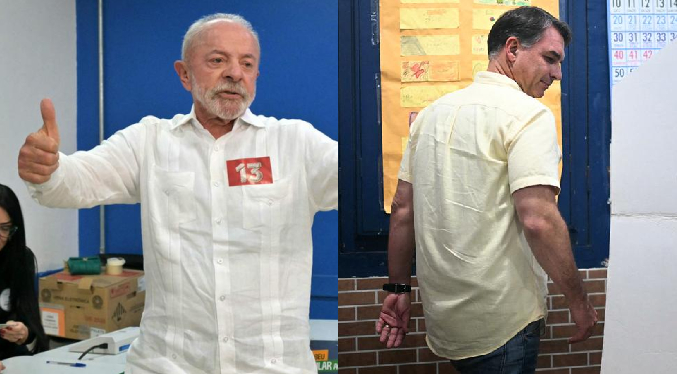 Lula y Bolsonaro cumplen con su derecho al voto