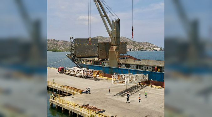 NABEP recibe dos torres de perforación en Venezuela