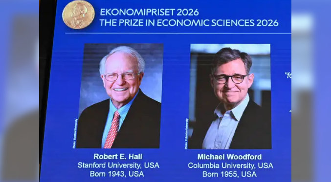 Nobel de Economía para estadounidenses Hall y Woodford
