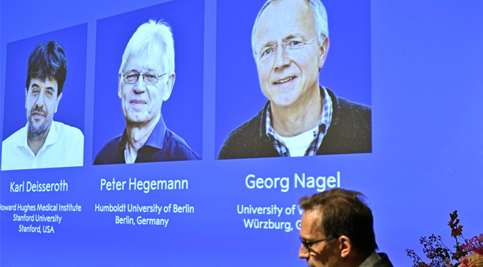Nobel de Medicina para Deisseroth, Hegemann y Nagel por descubrimientos en optogenética