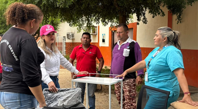 Primera Dama del Zulia entrega equipamiento al centro psiquiátrico «La Sierrita»