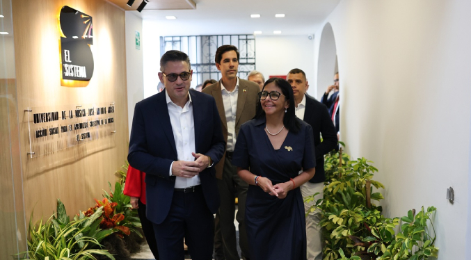 Delcy Rodríguez inaugura la Universidad de la Música “José Antonio Abreu”
