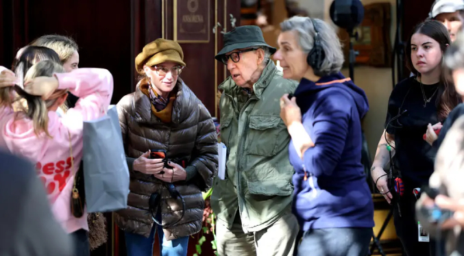 Woody Allen filma su nueva película en las calles de Madrid