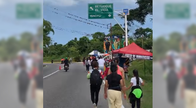 La tradicional caminata de fe desde Valera a Isnotú honra a San José Gregorio Hernández