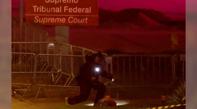 La policía descarta una bomba frente al Supremo de Brasil