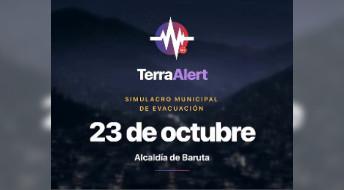 Baruta realizará el primer simulacro de evacuación por sismos el 23-Oct