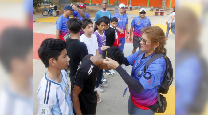 Sector 18 de Octubre vibró con toma deportiva organizado por la Alcaldía de Maracaibo