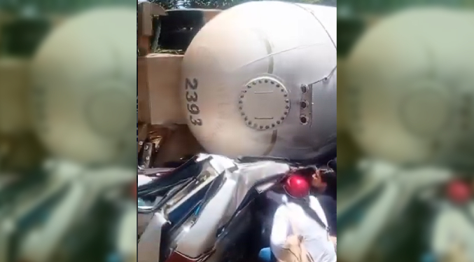 Volcamiento de gandola sobre vehículo en Guárico deja cuatro fallecidos